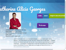 Tablet Screenshot of catherinealiciageorges.com